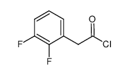 (2,3-difluorophenyl)acetyl chloride Structure