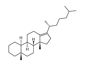 20r 13(17)-diacholestene structure