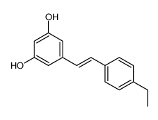 5-[2-(4-ethylphenyl)ethenyl]benzene-1,3-diol Structure