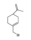 (4S)-1-(bromomethyl)-4-prop-1-en-2-ylcyclohexene结构式