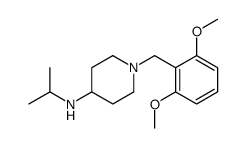 1-[(2,6-dimethoxyphenyl)methyl]-N-propan-2-ylpiperidin-4-amine Structure