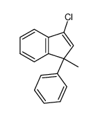 3-methyl-1-phenyl-3-chloroindene结构式