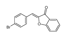 2-[(4-bromophenyl)methylidene]-1-benzofuran-3-one结构式