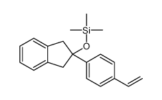 [2-(4-ethenylphenyl)-1,3-dihydroinden-2-yl]oxy-trimethylsilane Structure
