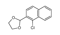 2-(1-chloro-2-naphthyl)-1,3-dioxolane Structure