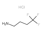4,4,4-三氟丁-1-胺盐酸盐结构式