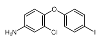 3-chloro-4-(4-iodophenoxy)aniline结构式