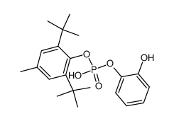 2,6-Di-tert-butyl-4-methylphenyl-2-hydroxyphenyl-phosphatphosphol Structure