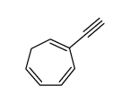 2-ethynyl-cyclohepta-1.3.5-triene Structure