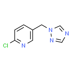 2-Chloro-5-(1H-1,2,4-triazol-1-ylmethyl)pyridine Structure