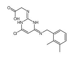 2-[[4-chloro-6-[(2,3-dimethylphenyl)methylamino]pyrimidin-2-yl]amino]acetic acid结构式