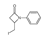 4-iodomethyl-1-phenylazetidin-2-one Structure