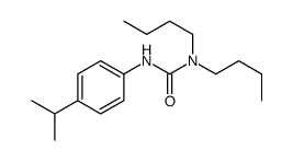 1,1-dibutyl-3-(4-propan-2-ylphenyl)urea结构式