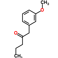 1-(3-Methoxyphenyl)-2-pentanone结构式