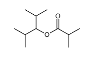 2,4-dimethylpentan-3-yl 2-methylpropanoate结构式