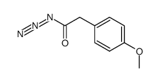 2-(4-methoxyphenyl)acetyl azide结构式