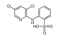 2-[(3,5-dichloropyridin-2-yl)amino]benzenesulfonic acid Structure