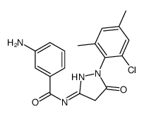 3-amino-N-[1-(2-chloro-4,6-dimethylphenyl)-4,5-dihydro-5-oxo-1H-pyrazol-3-yl]benzamide picture