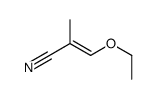 3-ethoxy-2-methylprop-2-enenitrile结构式