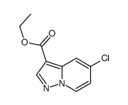ethyl 5-chloropyrazolo[1,5-a]pyridine-3-carboxylate结构式