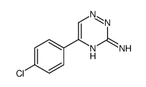 5-(4-CHLORO-PHENYL)-[1,2,4]TRIAZIN-3-YLAMINE Structure