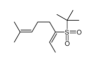 6-tert-butylsulfonyl-2-methylocta-2,6-diene Structure