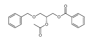 Benzoic acid (R)-2-acetoxy-3-benzyloxy-propyl ester Structure