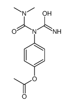 [4-[carbamoyl(dimethylcarbamoyl)amino]phenyl] acetate结构式