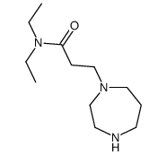 3-(1,4-diazepan-1-yl)-N,N-diethylpropanamide Structure