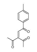 3-acetyl-1-(4-methylphenyl)pent-2-ene-1,4-dione Structure