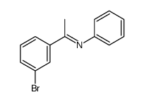 1-(3-bromophenyl)-N-phenylethanimine Structure