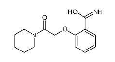 2-(2-oxo-2-piperidin-1-ylethoxy)benzamide Structure