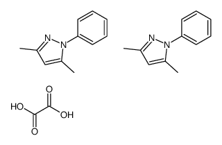 3,5-dimethyl-1-phenylpyrazole,oxalic acid Structure