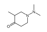 1-(DIMETHYLAMINO)-3-METHYLPIPERIDIN-4-ONE结构式