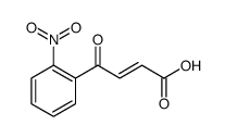 2-Butenoic acid, 4-(2-nitrophenyl)-4-oxo Structure