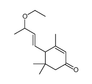 4-(3-ethoxybut-1-enyl)-3,5,5-trimethylcyclohex-2-en-1-one结构式