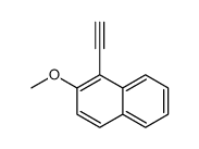 1-ethynyl-2-methoxynaphthalene结构式