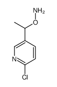 O-[1-(6-chloropyridin-3-yl)ethyl]hydroxylamine结构式