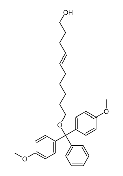 10-[bis(4-methoxyphenyl)-phenylmethoxy]dec-4-en-1-ol Structure