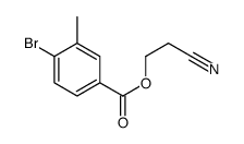 2-cyanoethyl 4-bromo-3-methylbenzoate结构式