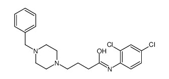 4-(4-benzylpiperazin-1-yl)-N-(2,4-dichlorophenyl)butanamide结构式
