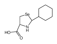 (4S)-2-cyclohexyl-1,3-selenazolidine-4-carboxylic acid结构式