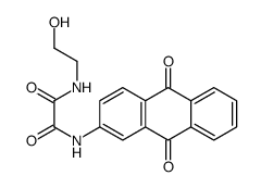 N'-(9,10-dioxoanthracen-2-yl)-N-(2-hydroxyethyl)oxamide Structure