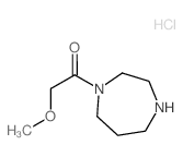 1-(Methoxyacetyl)-1,4-diazepane hydrochloride Structure