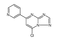 [1,2,4]Triazolo[1,5-a]pyrimidine, 7-chloro-5-(3-pyridinyl)结构式