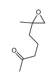 5-(2-methyloxiran-2-yl)pentan-2-one结构式