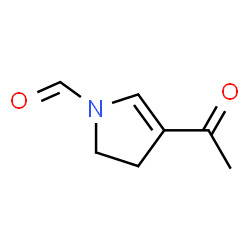 1H-Pyrrole-1-carboxaldehyde, 3-acetyl-4,5-dihydro- (9CI)结构式