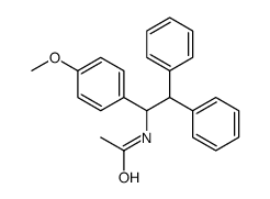 N-[1-(4-methoxyphenyl)-2,2-diphenylethyl]acetamide结构式
