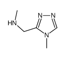 N-Methyl-1-(4-methyl-4H-1,2,4-triazol-3-yl)methanamine图片