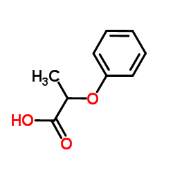 2-Phenoxypropanoic acid Structure